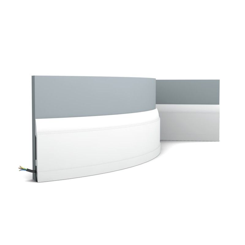 SX104F ORAC Plinthe flexible Flex L200 x H14,8 x L1,7 cm ORAC DECOR 3 - Cimaise Tableau 