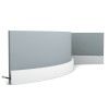 SX162F ORAC Plinthe flexible Flex L200 x H4 x L1 cm ORAC DECOR 5 - Cimaise Tableau 
