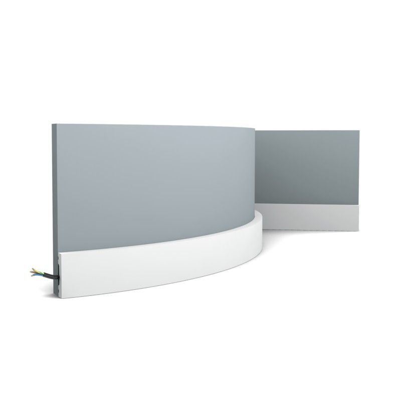 SX162F ORAC Flexible Plinth Flex L200 x H4 x L1 cm ORAC DECOR 5 - Cimaise Tableau 