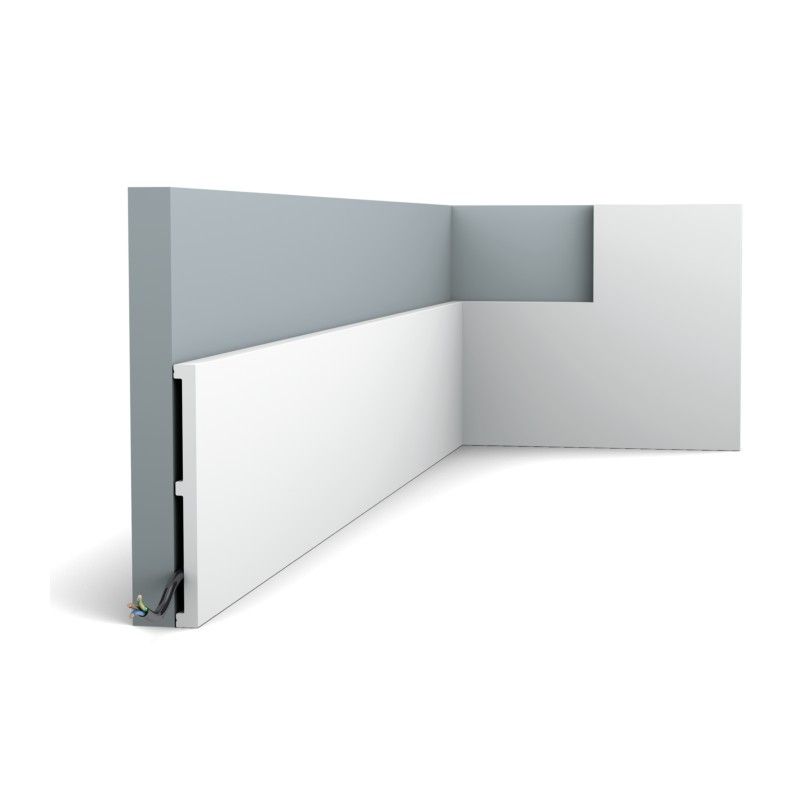 SX168 ORAC Plinthe Duropolymer L200 x H15,1 x L1,4 cm ORAC DECOR 4 - Cimaise Tableau 