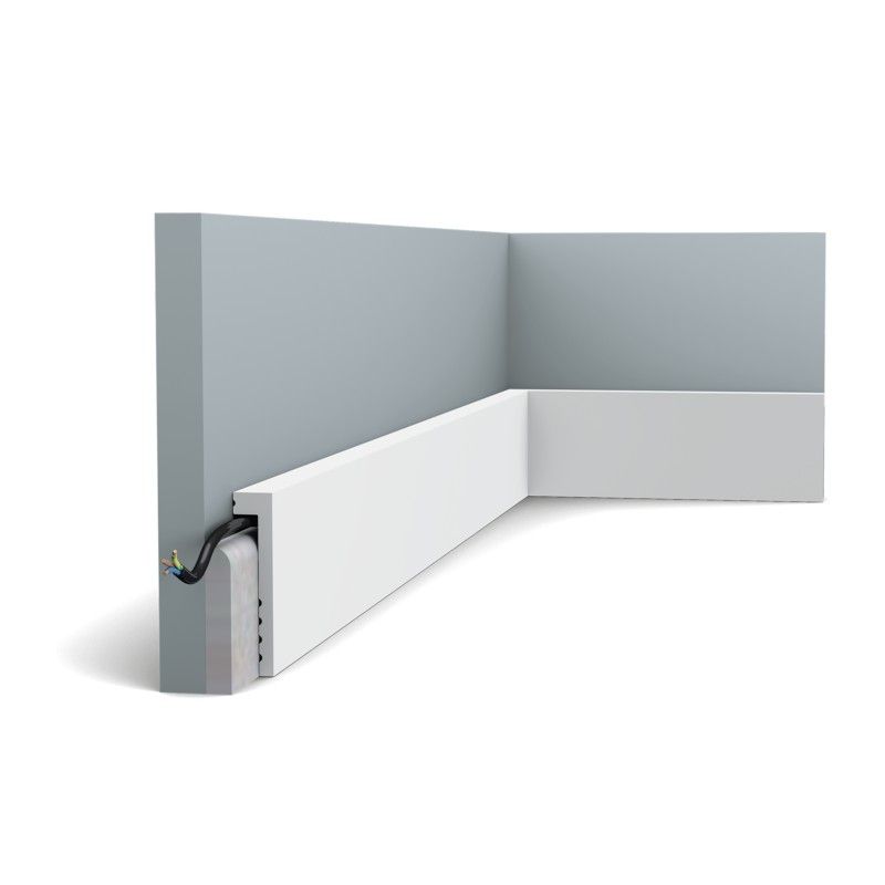 SX171 ORAC Battiscopa Duropolymer L200 x H10 x L2,2 cm ORAC DECOR 3 - Cornice per quadri