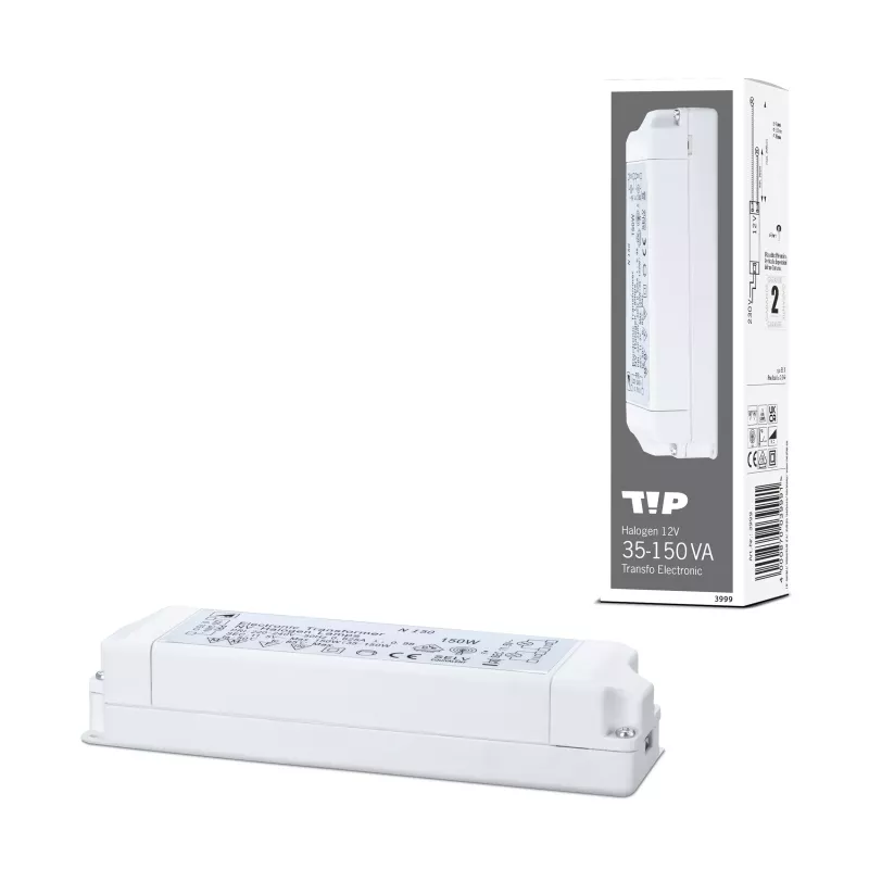VDE Transfo électronique 35-150 W max. 35-150W 230/12V 150VA Blanc