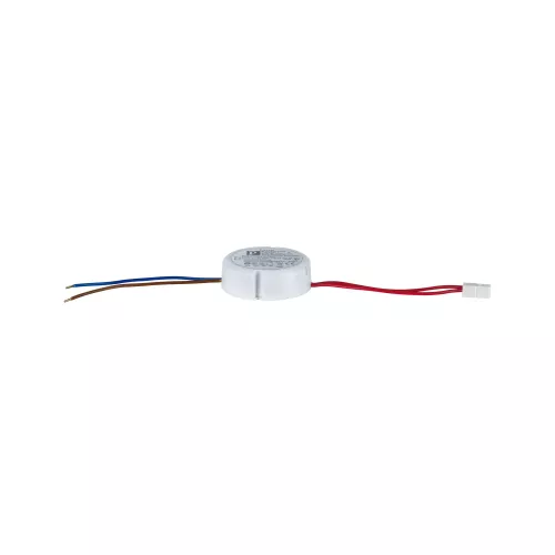 Transformador electrónico de disco VDE, máx. 35-105 W, 230/12 V, 105 VA, blanco.