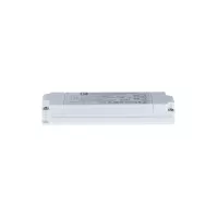 Transformador electrónico plano de CA para lámparas halógenas VDE, máx. 20-70 W, 230/12 V, 70 VA, color blanco. - système d'accrochage et décoration - détail 1