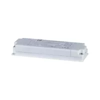 Transformador electrónico plano de CA para lámparas halógenas VDE, máx. 20-70 W, 230/12 V, 70 VA, color blanco. - système d'accrochage et décoration - détail 2