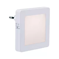 Veilleuse Esby avec capteur crépusculaire carré 3000K 0,7lm - système d'accrochage et décoration - détail 1