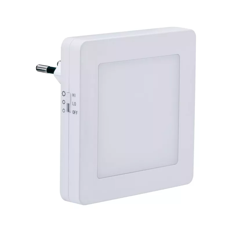 Esby Nachtlicht mit quadratischem Dämmerungssensor, 3000 K, 0,7 lm