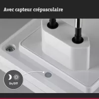 Veilleuse Esby avec capteur crépusculaire carré 3000K 0,7lm - système d'accrochage et décoration - détail 6
