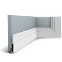 SX180 ORAC Battiscopa in Duropolymer L200 x H12 x L1,6 cm ORAC DECOR 4 - Cimaise Tableau 