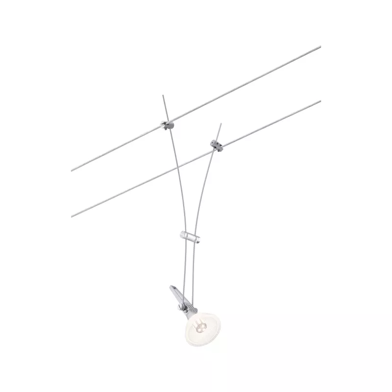CorDuo Comet Spot-Kabelsystem, einzelne GU5.3-Fassung, max. 50 W, dimmbar, 12 V PAULMANN 24 - Cimaise Tableau 