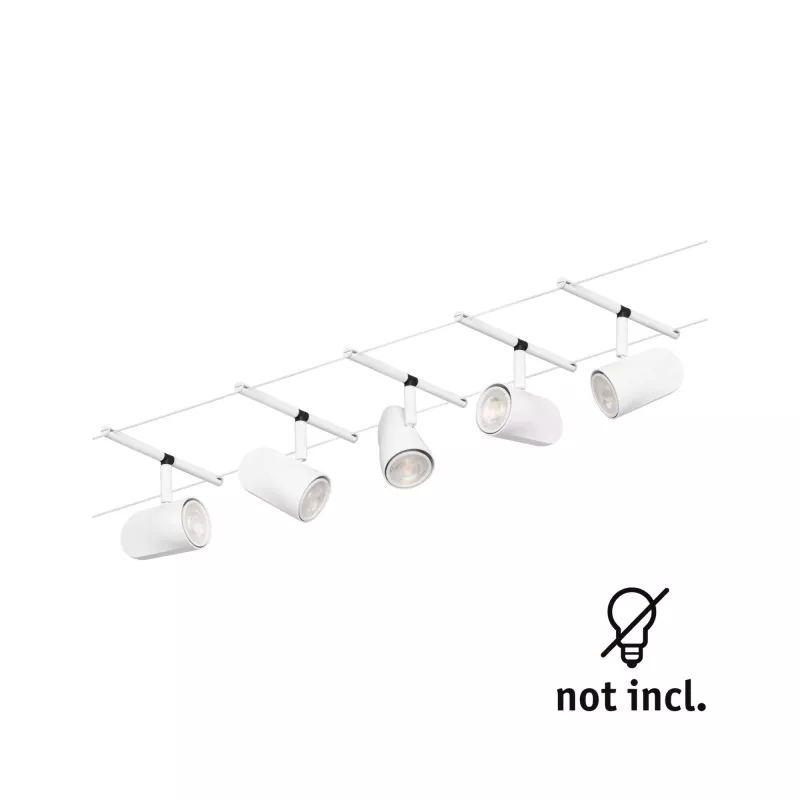 Kit básico del sistema de cables CorDuo Cup GU5.3 máx. 5x10W 230/12V