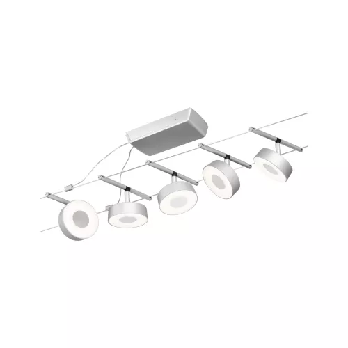 CorDuo LED Circle Cable System Basic Kit 5x180lm 5x5W 3000K 230/12V PAULMANN 32 - Cimaise Tableau 