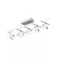 CorDuo Système sur câbles LED Circle Kit de base 5x180lm 5x5W 3000K 230/12V - système d'accrochage et décoration - détail 2