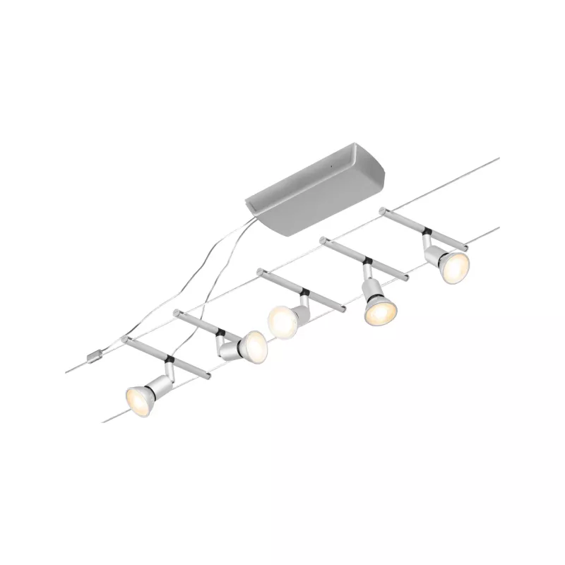 Kit básico del sistema de cable CorDuo Salt GU5.3 máx. 5x10W 230/12V PAULMANN 32 - Cimaise Tableau 