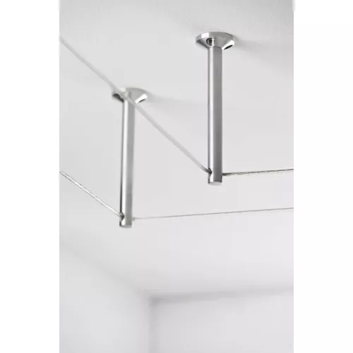 Cable system mounting kit, angle bracket/suspension