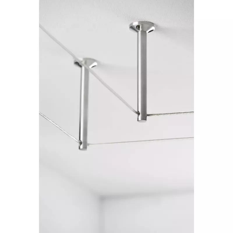 Cable system mounting kit, angle bracket/suspension