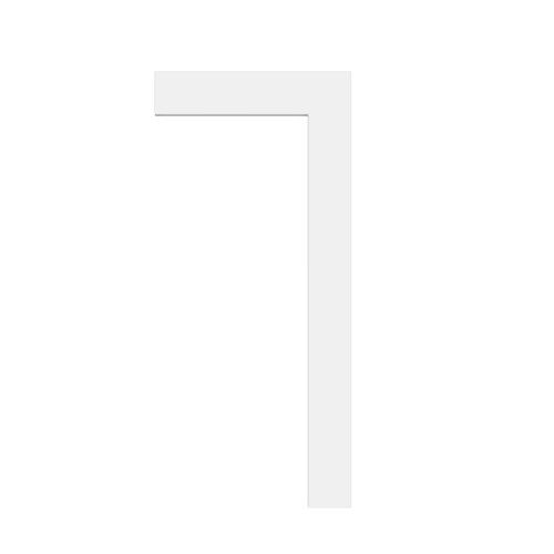 DX157-2300-RAL9003 ORAC Profil Durofoam L230 x H6,6 x L1,3 cm ORAC DECOR 1 - Cimaise Tableau