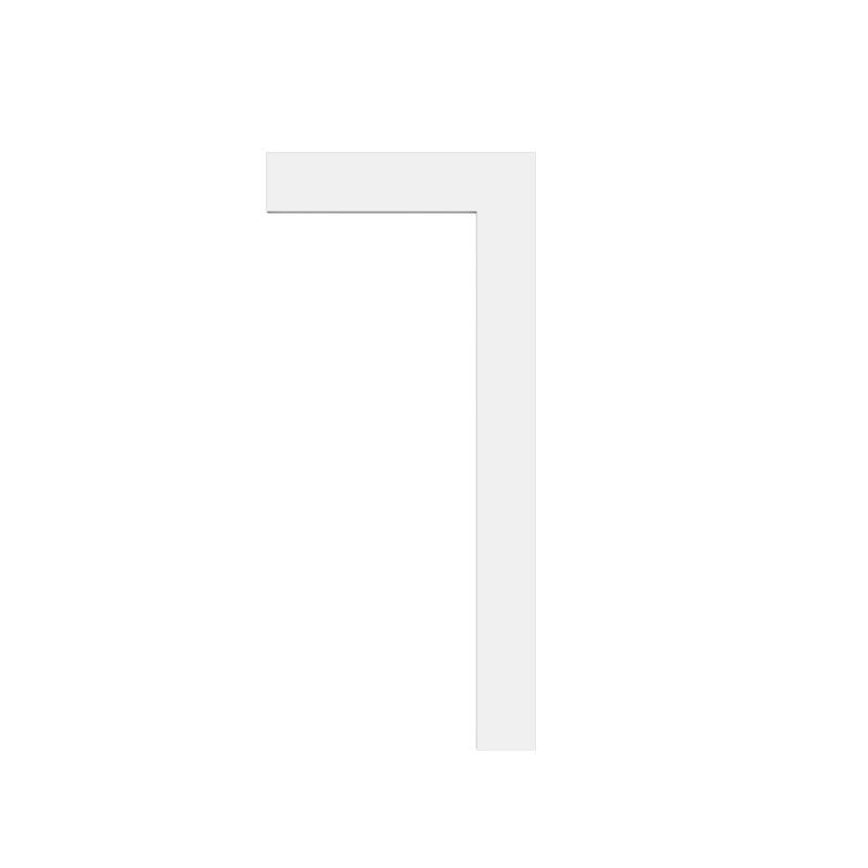 DX157-2300-RAL9003 ORAC Durofoam Profil L230 x H6,6 x B1,3 cm ORAC DECOR 1 - Cimaise Tableau 