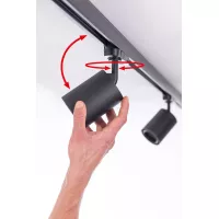 ProRail3 LED track spotlight Kratos 50° 3100lm 25W 4000K 230V - système d'accrochage et décoration - détail 6