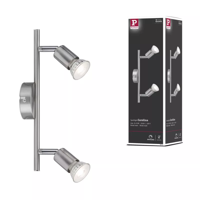 Spotlight Carolina GU10 230V max. 2x10W dimmable PAULMANN 18 - Cimaise Tableau 