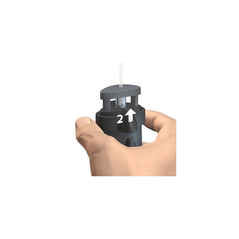 Gancho autobloqueante MICRO GRIP LOCK 2 MM 20 KG - Suspent cimas pinturas artiteq ARTI TEQ 3 - Cimaise Tableau 