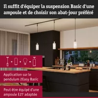 URail Lampshade 2Easy Raja 100mm - système d'accrochage et décoration - détail 5