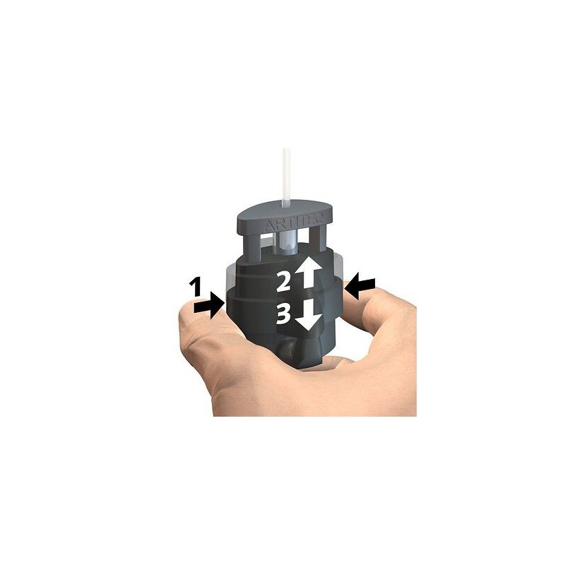 Crochet autobloquant MICRO GRIP LOCK 2 MM 20 KG - Suspension cimaises tableaux Artiteq ARTITEQ 5 - Cimaise tableau