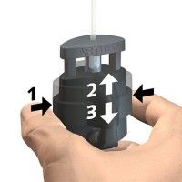 Crochet autobloquant MICRO GRIP LOCK 2 MM 20 KG - Suspension cimaises tableaux Artiteq ARTITEQ 5 - Cimaise tableau