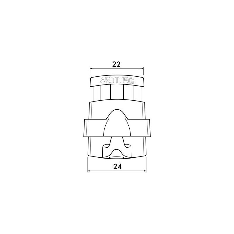 Self-locking hook MICRO GRIP LOCK 2 MM 20 KG - Suspent cimas artiteq paintings ARTI TEQ 8 - Cimaise Tableau 