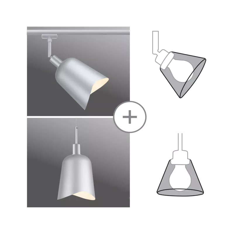 URail Lampshade DecoSystems Alvaro 144mm PAULMANN 31 - Cimaise Tableau 