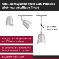URail Lampshade DecoSystems Alvaro 144mm - système d'accrochage et décoration - détail 6