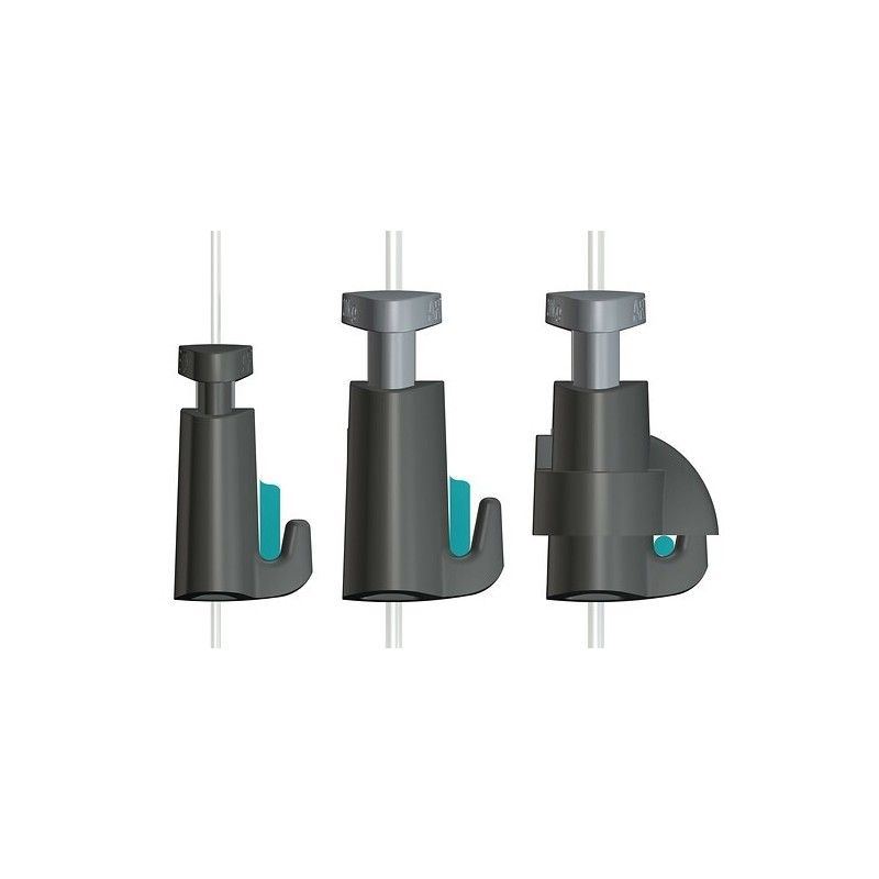 Self-locking hook MICRO GRIP LOCK 2 MM 20 KG - Suspent cimas artiteq paintings ARTI TEQ 10 - Cimaise Tableau 