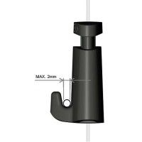 Self-locking hook MICRO GRIP LOCK 2 MM 20 KG - Suspent cimas artiteq paintings ARTI TEQ 11 - Cimaise Tableau 