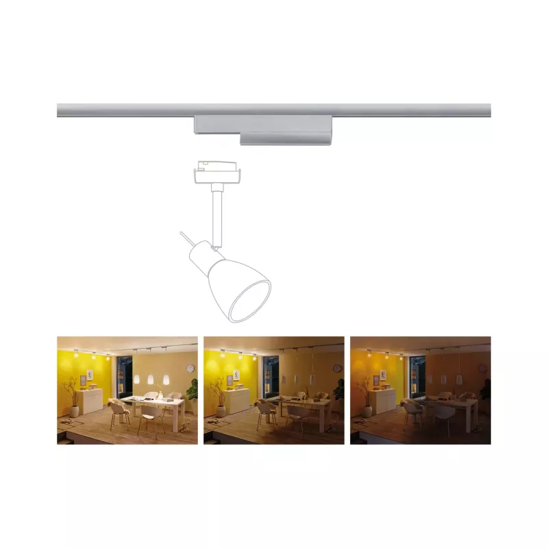 Adaptador de riel Zigbee 3.0 para hogar inteligente URail PAULMANN 35 - Cimaise Tableau 