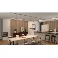URail Adaptateur de rail Smart Home Zigbee 3.0 Dimm/Switch 155x56mm - système d'accrochage et décoration - détail 3
