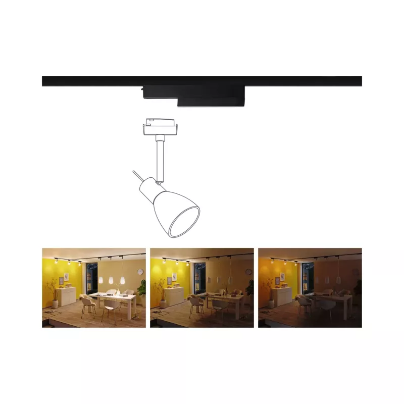 URail Smart Home Zigbee 3.0 On/Off/Dimm Rail Adapter 166x50mm PAULMANN 22 - Cimaise Tableau 