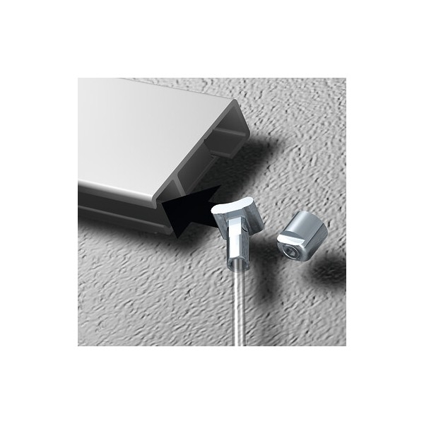 Crochet Stopper Set (POUR ARRÊT OBLIQUE) - accrochage cimaises tableaux artiteq ARTI TEQ 3 - Cimaise Tableau 