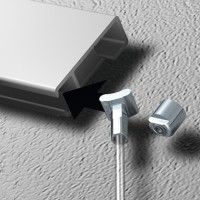 Crochet Stopper Set (POUR STOP OBLIC) - Hanging candles artiteq paintings ARTI TEQ 3 - Cimaise Tableau 