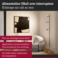 URail Stromversorgungskabel mit Schalter, max. 2,4 m. - système d'accrochage et décoration - détail 4