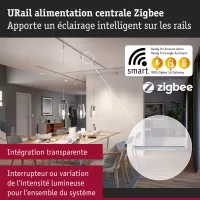 URail Alimentation électrique Zigbee 3.0 Alimentation centrale 304x21mm max. - système d'accrochage et décoration - détail 5
