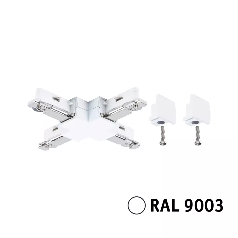 URail X-Stück Connector Light&Easy 104x104mm max. PAULMANN 22 - Cimaise Tableau 