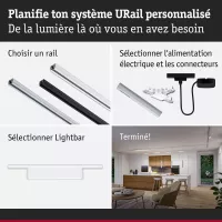 URail Lichtleiste, 3-stufig dimmbar, Ceris, 850 lm, 9,5 W, 4000 K, 230 V - système d'accrochage et décoration - détail 6