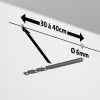 Pack cimaise Contour rail artiteq ECO Cimaise Tableau 3 - Cimaise Tableau 