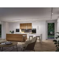 Barra de luz URail Zelos de 3 niveles de atenuación, 1100 lm, 10 W, 4000 K, regulable, 230 V - système d'accrochage et décoration - détail 8