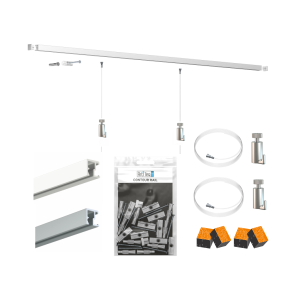 Pack cimaise Contour rail artiteq PREMIUM Cimaise Tableau 1 - Cimaise Tableau