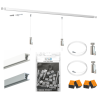 Pack cimaise Contour rail artiteq PREMIUM Cimaise Tableau 1 - Cimaise Tableau