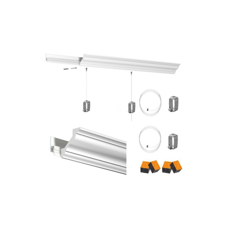 Pack cornice Deco rail artiteq ECO Cornice Quadro 1 - Cornice Quadro