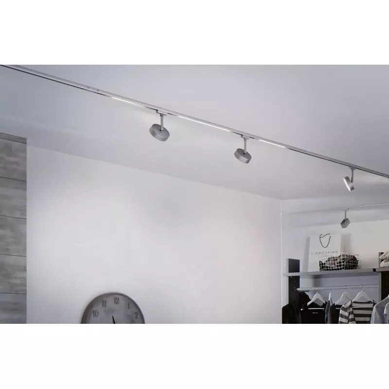 URail Schienenstrahler, 3-stufig dimmbar, rund, 220 lm, 5 W, 4000 K, 230 V PAULMANN 40 - Cimaise Tableau 