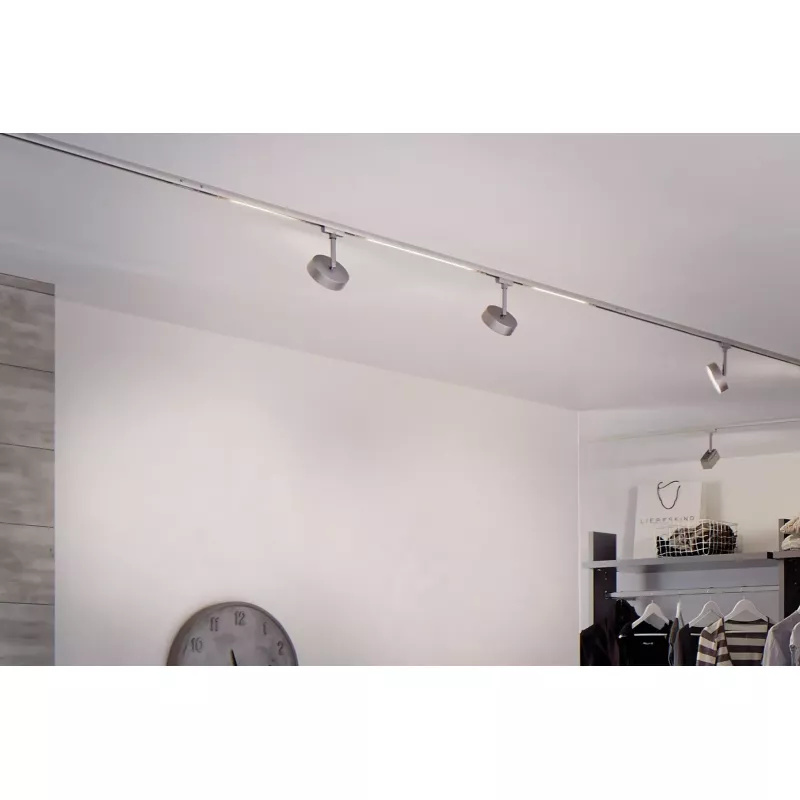 Foco URail para riel, regulable en 3 niveles, circular, 280 lm, 5 W, 3000 K, 230 V PAULMANN 43 - Cimaise Tableau 
