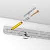 Deco rail artiteq PREMIUM picture rail pack Cimaise Tableau 5 - Cimaise Tableau 